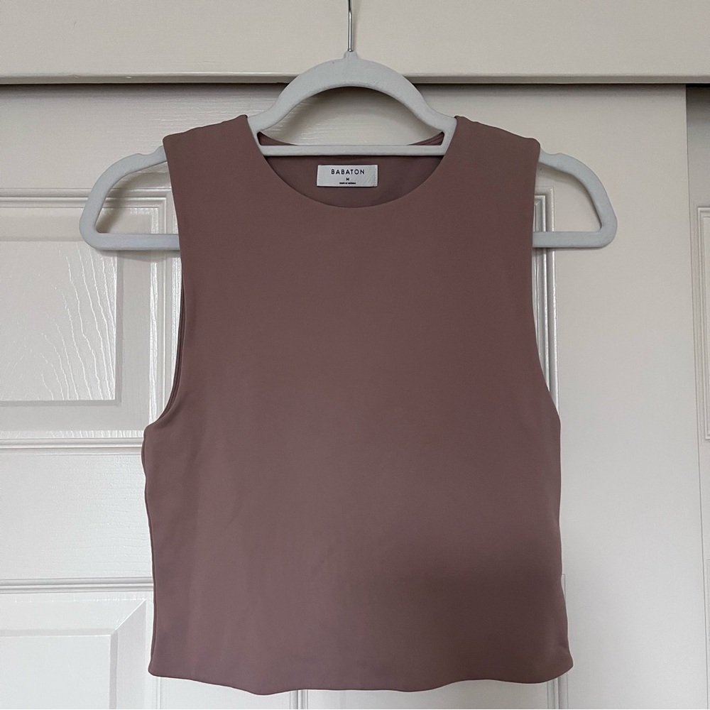 BABATON CONTOUR MUSCLE TANK, COLOR CLAY (Size M)